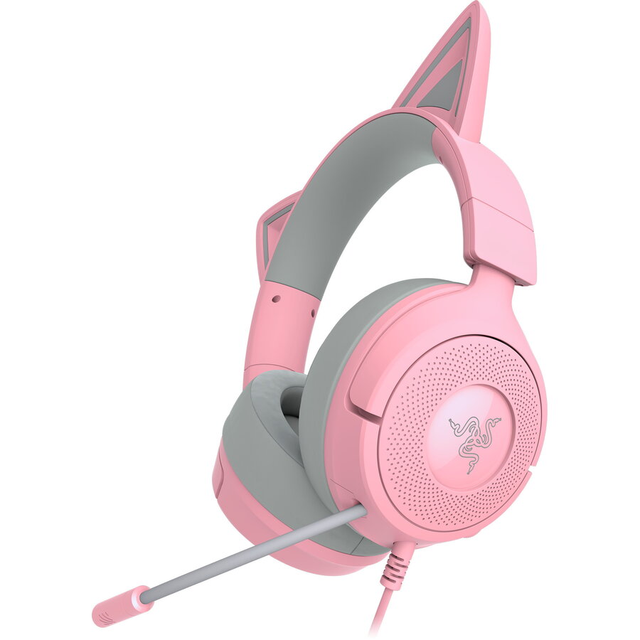 Casti Kraken Kitty V3 X Quartz Gaming Pink/Grey