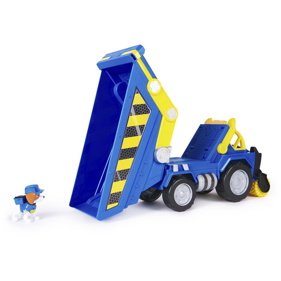 Spin Master Rubble & Crew - Premium Construction Vehicle, Toy Vehicle with Tipping Trailer, Bulldozer, Lights and Sounds and Wheeler Figure
