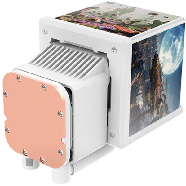 Minecube 360 Ultra ARGB, Water Cooling White