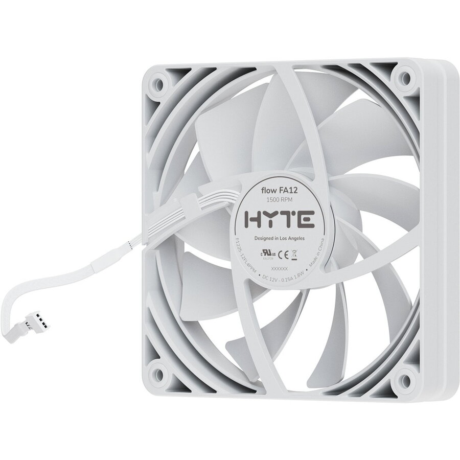 Ventilator FA12, white case fan, 4-pack, 120 mm