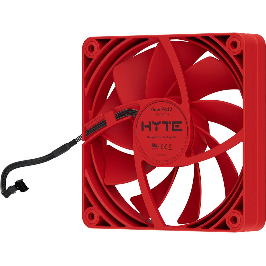 Ventilator FA12, case fan red, 4-pack, 120 mm