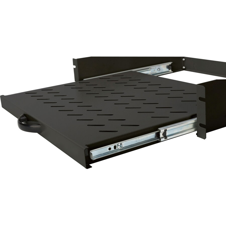 Accesoriu server pull-out shelf for permanent installation in 483 mm (19) cabinets, black, 2 height units