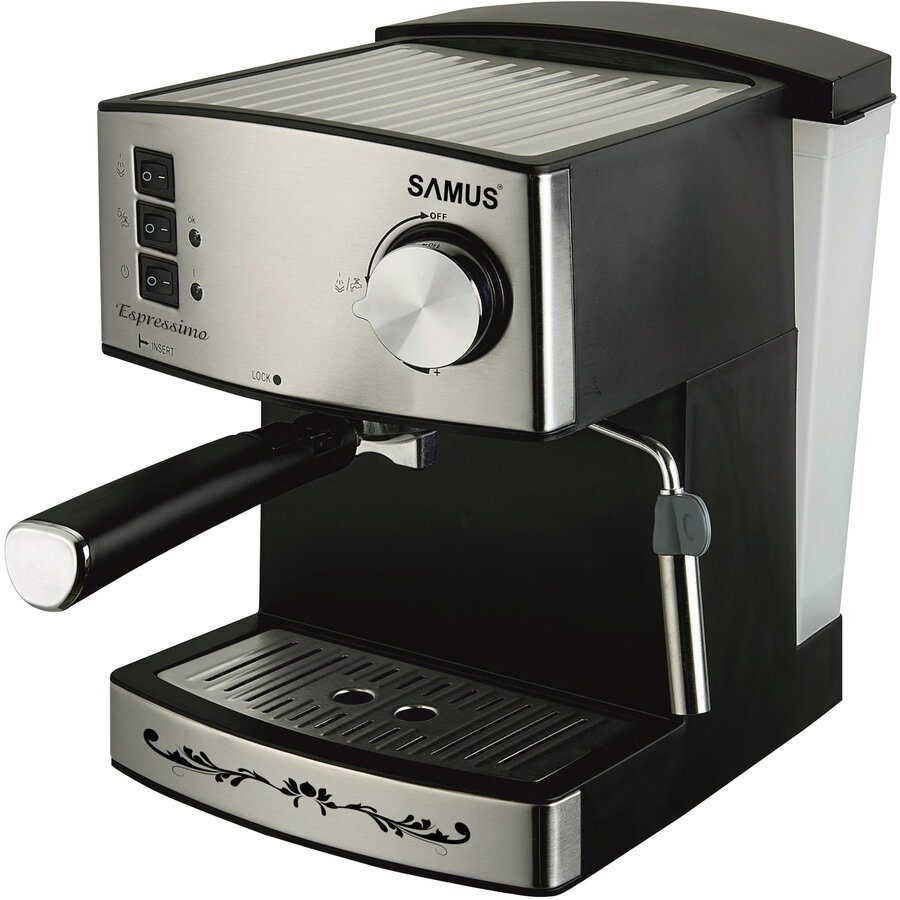 Espressor cafea ESPRESSIMO SILVER 850W 15 Bari 1.6 litri Argintiu