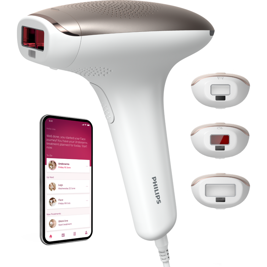 Epilator IPL Lumea SC1998/00 250.000 Impulsuri Senzor Nuanta Piele Alb