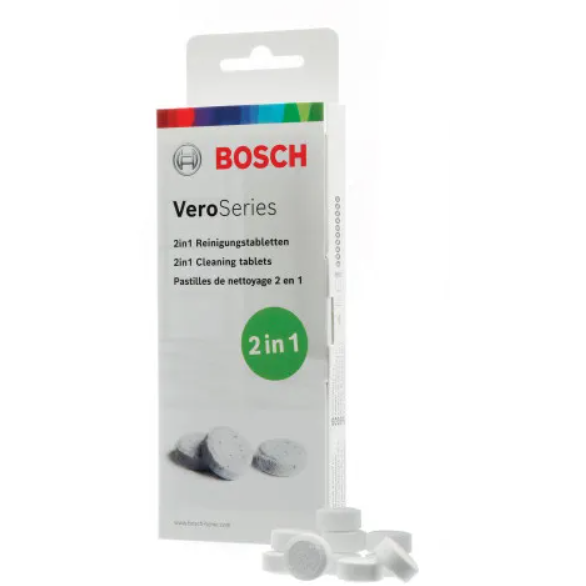 Tablete de Curatare Espressoare TCZ8001A  Indepartare Reziduri Alb