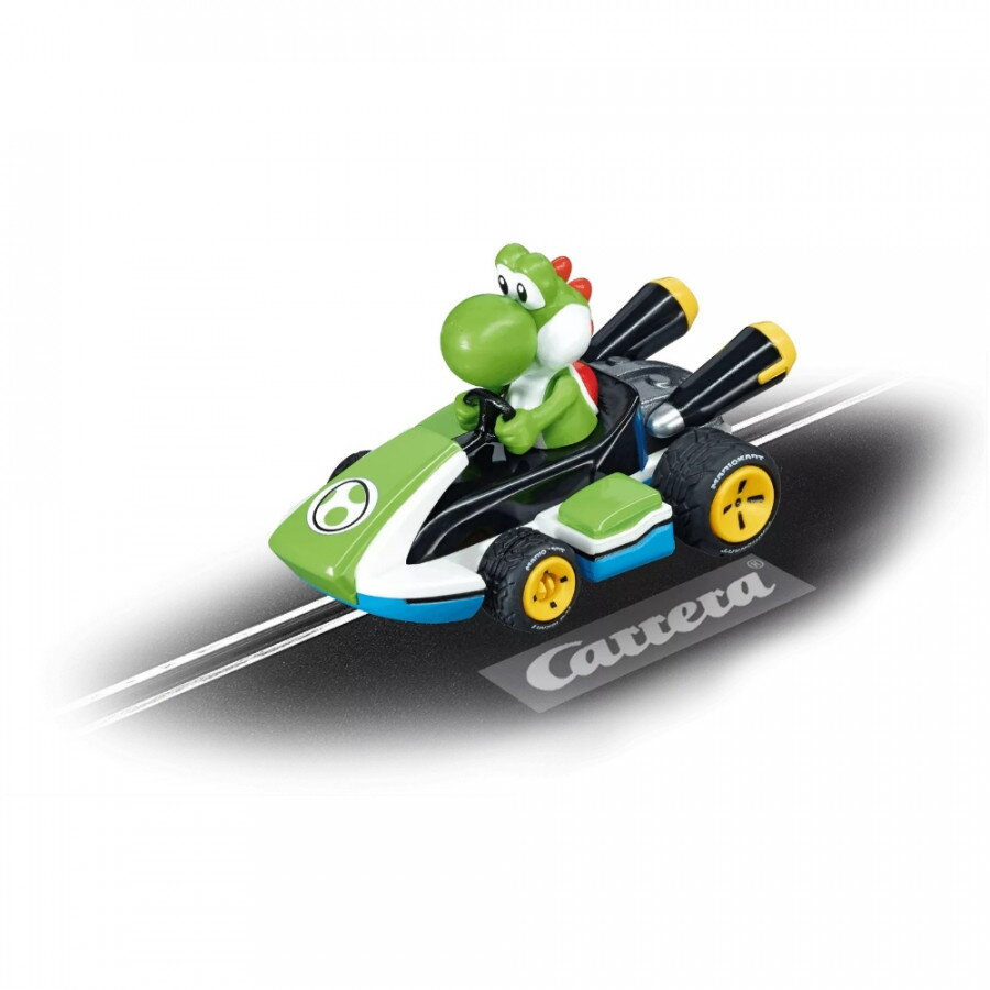 Mașinuță de Curse Carrera GO!!! Slot Car Mario Kart - Yoshi Varsta 6 Ani+ Multicolor