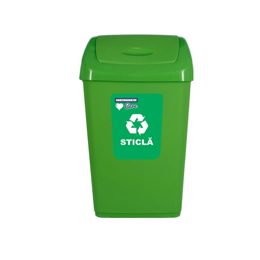 Cos de Gunoi pentru Reciclare Eco 35L Verde