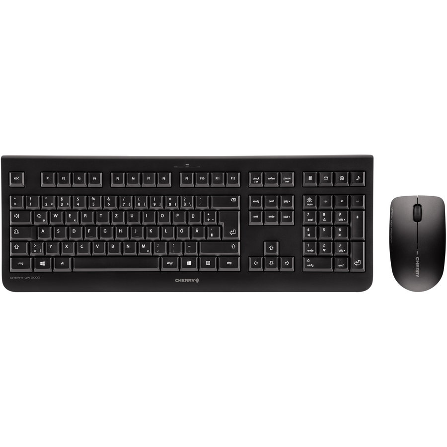 Kit Tastatura si Mouse DW 3000 Wireless RF 2.4GHz Layout DE Negru