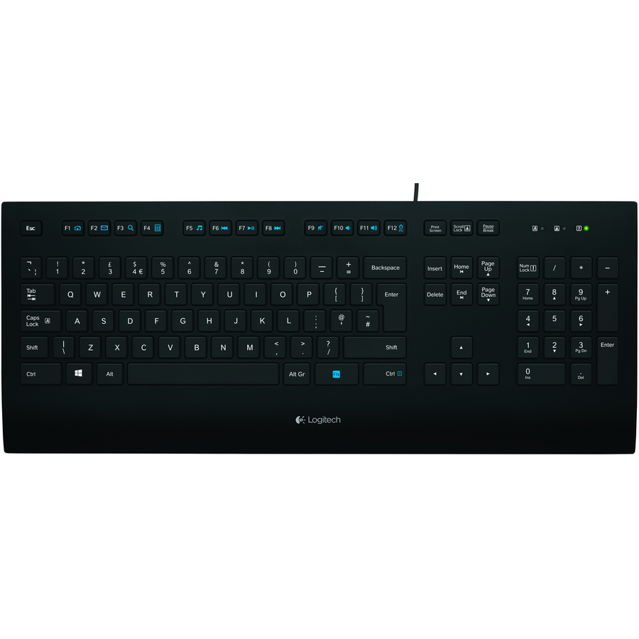 Tastatura cu Fir K280e Business 920-008669 Layout DE Negru
