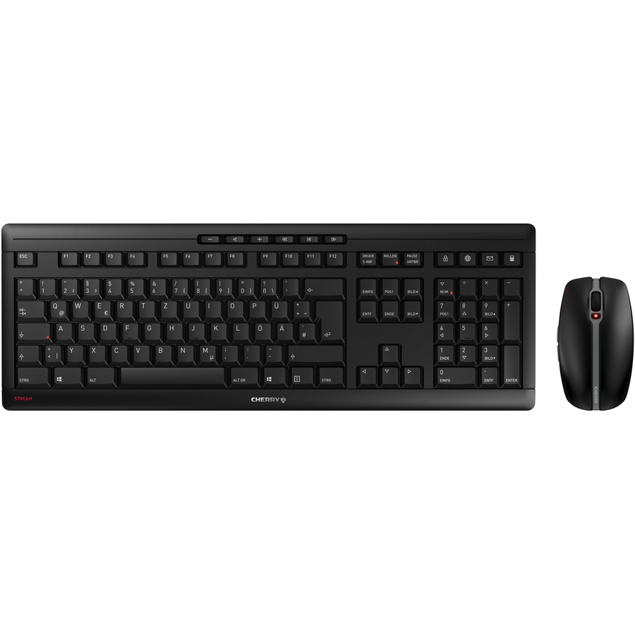 Kit Tastatura si Mouse STREAM DESKTOP RECHARGE Wireless Layout DE Negru