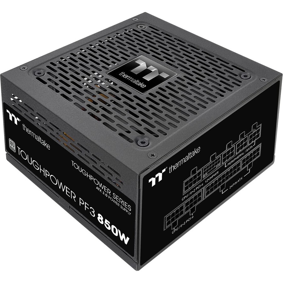Sursa Toughpower PF3 850W, PC power supply (black, 5x PCIe, cable management, 850 watts)