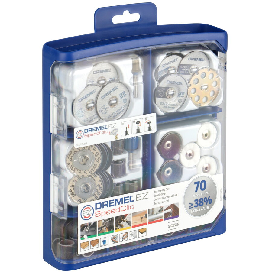 SC725 EZ Speed ??Clic Accessory Set 70 pieces
