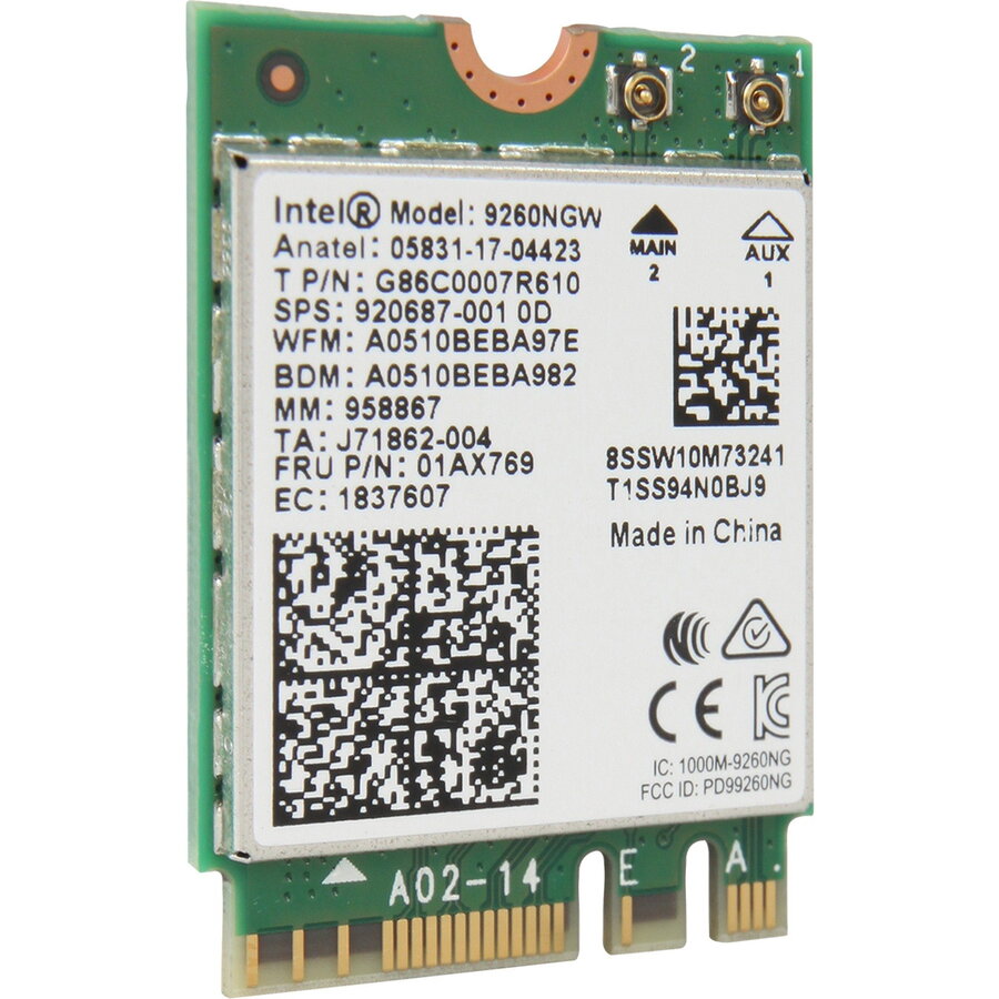 Accesoriu server Dual Band WLAN-AC 9260 M.2 WLAN Adapter (Bulk)