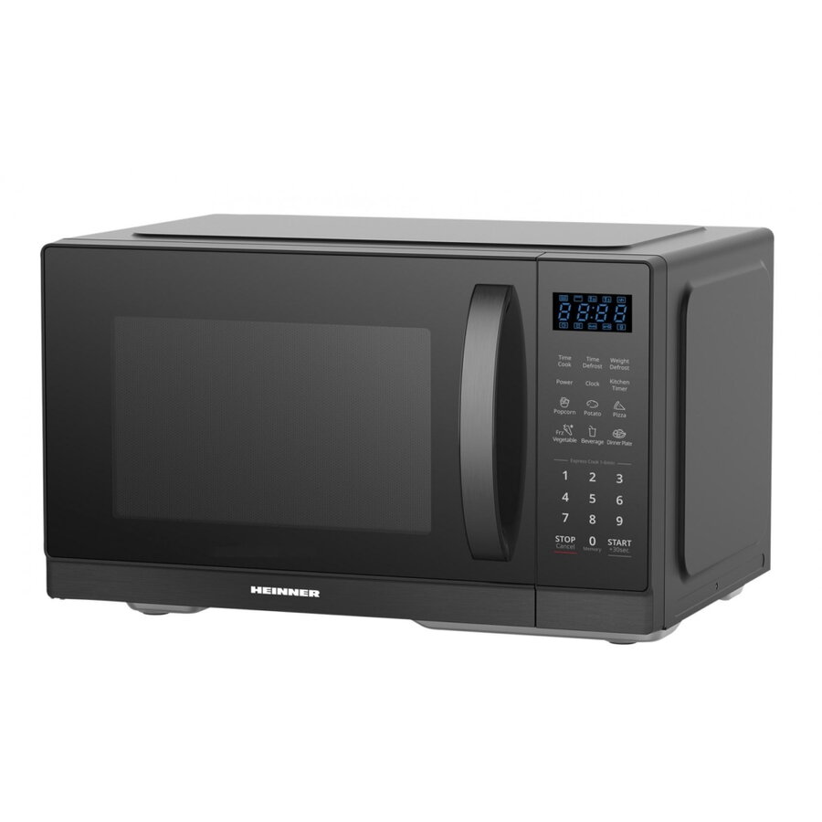 Cuptor cu Microunde HMW-MD25DBK 25L 11 Trepte de Putere Control Digital Timer Functie Decongelare 900W Negru