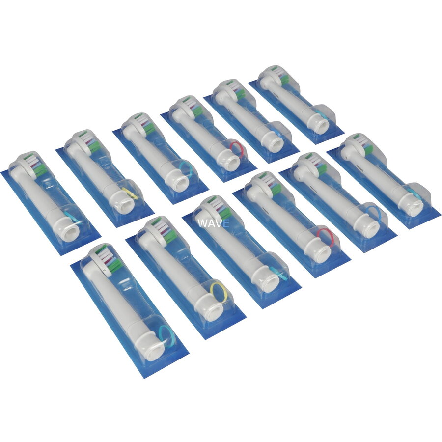 Oral-B Pro 3D White brush heads, pack of 12 (white, frustration-free outer packaging)