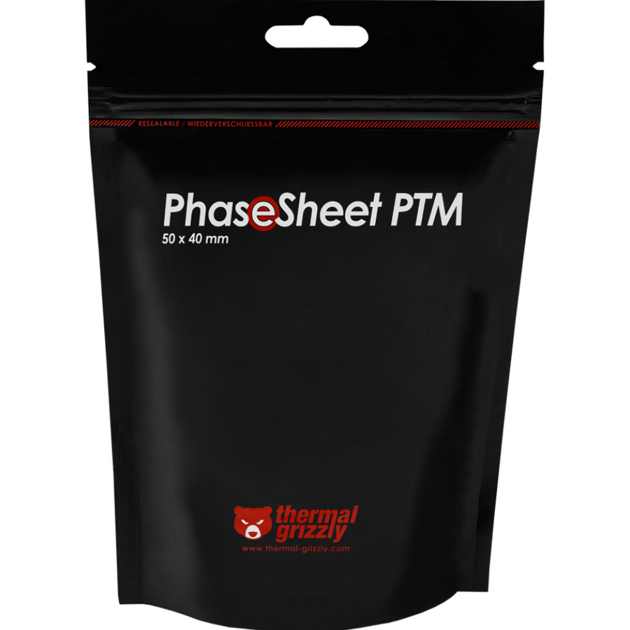 Pad Termic Thermal Grizzly PhaseSheet PTM 50x40mm Gri — imaginea 3