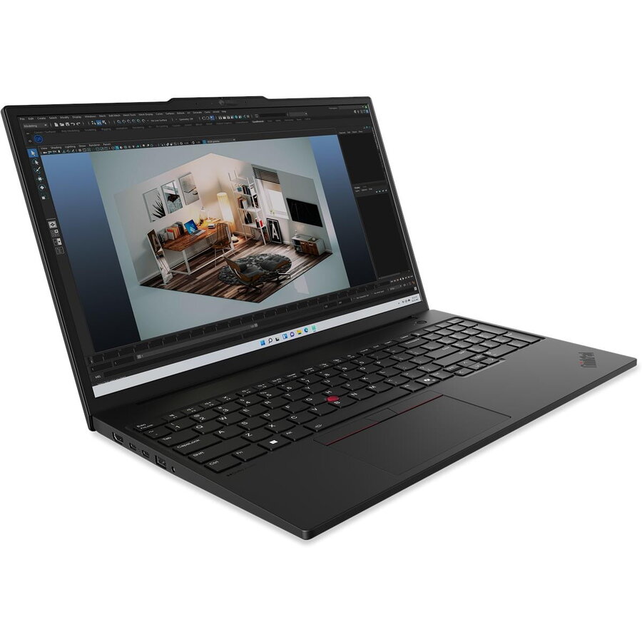 Laptop ThinkPad P16s G3 WQUXGA 16 inch Intel Core Ultra 7 165H 32GB 1TB SSD RTX 500 Ada Windows 11 Pro Black