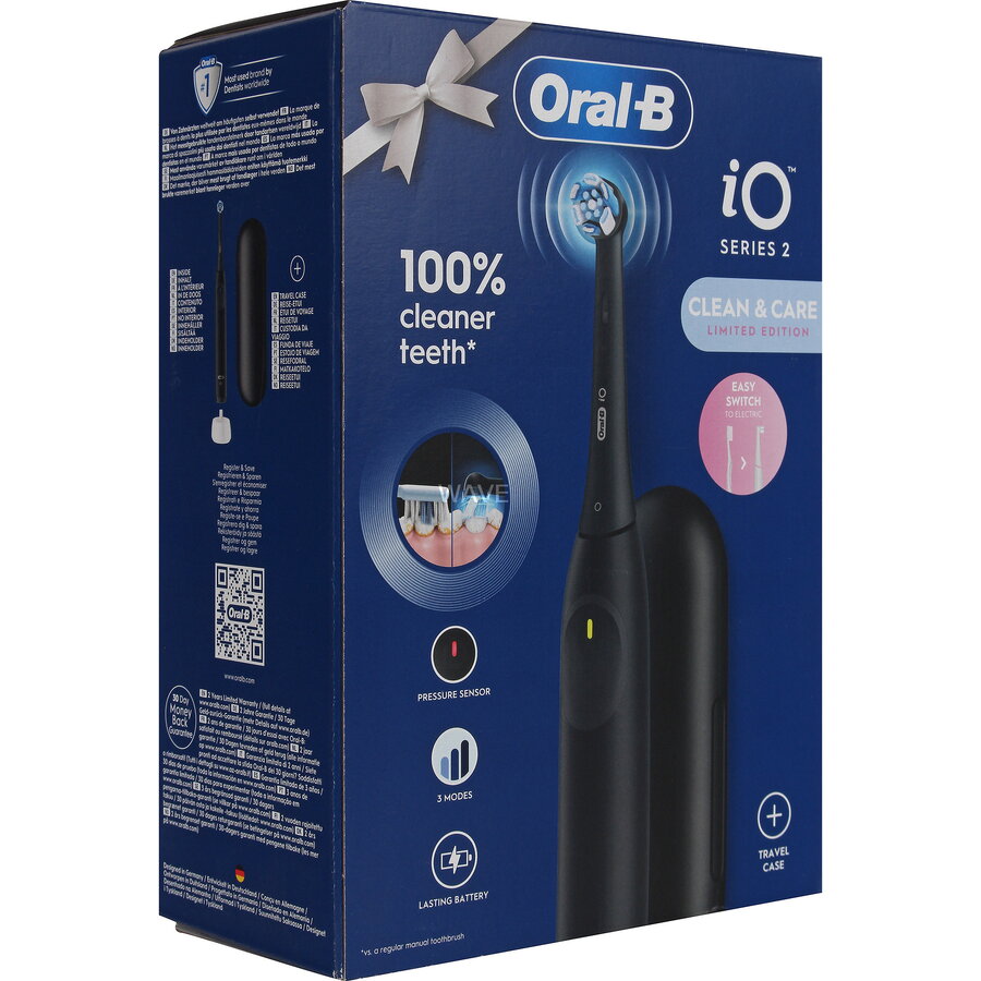 Braun iO Series 2 Night Black Limited Edition, Electric Toothbrush black