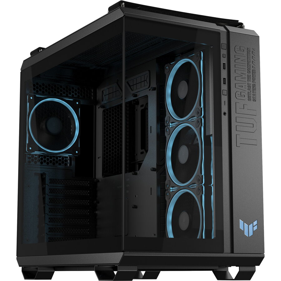 Carcasa TUF GAMING GT502 HORIZON ARGB, tower case black, tempered glass x 2