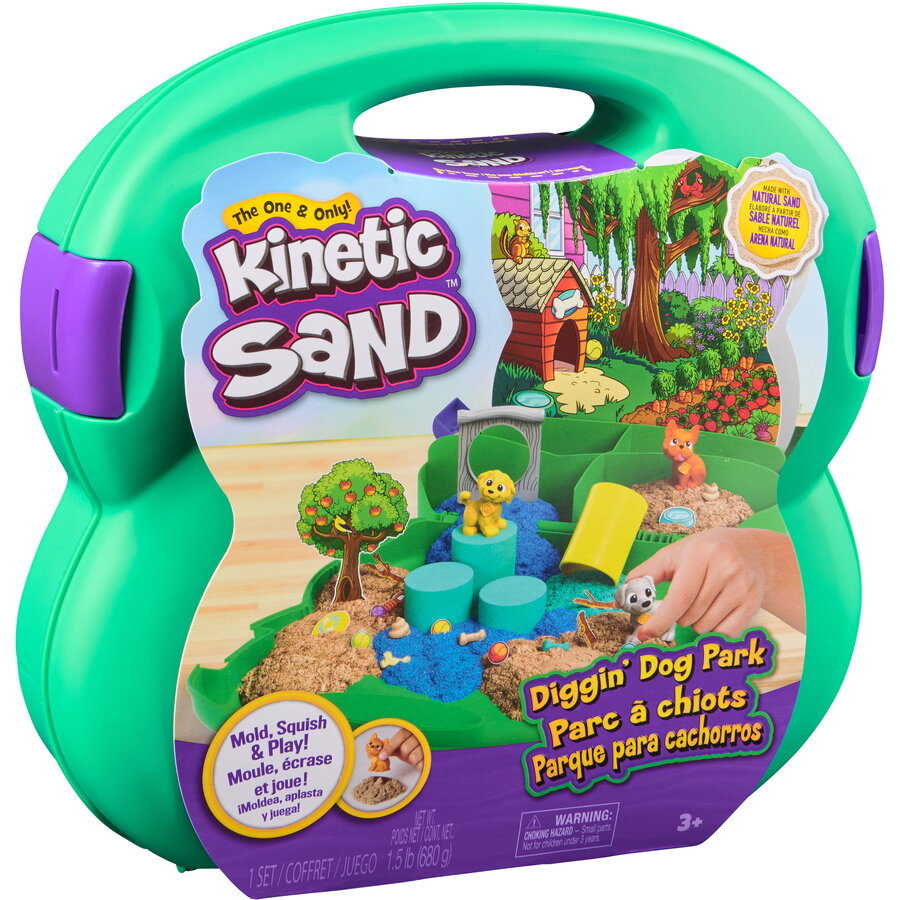 Jucarie Spin Master Kinetic Sand - Diggin' Dog Park