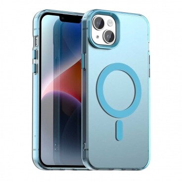 Husa Techsuit MagSafe Apple iPhone 13 CandyCase Albastru