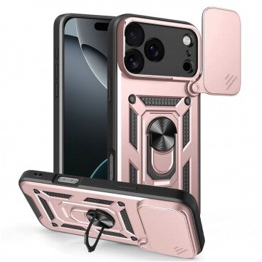 Husa Techsuit Apple iPhone 17 Pro Max CamShield Roz