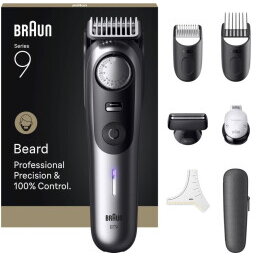 Series 9 Beard Trimmer BT9520, Beard Trimmer chrome/black