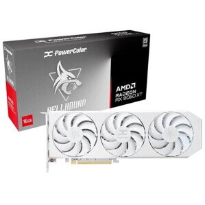 Placa video Radeon RX 9060 XT Hellhound Spectral White 16G, graphics card