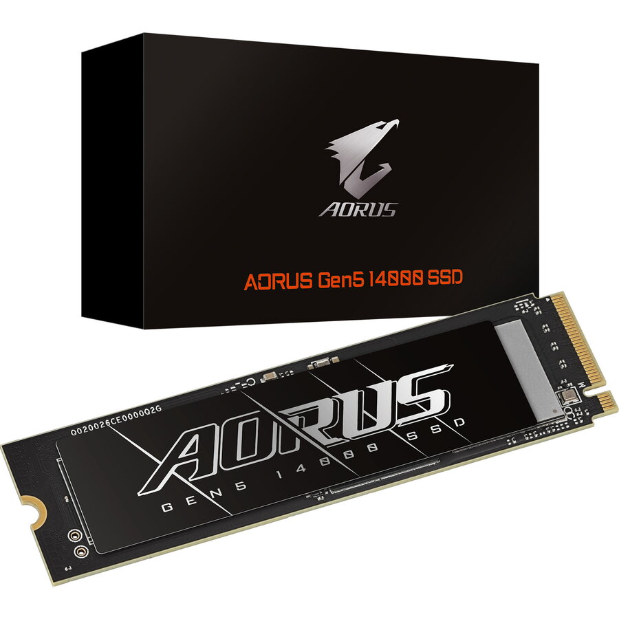 AORUS AG514K1TB 1 TB, SSD black, PCIe 5.0 x4, NVMe 2.0, M.2 2280
