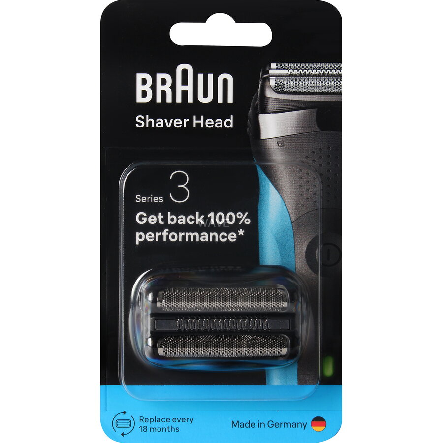 Aparat de ras Series 3 combo pack 21B, shaving head black