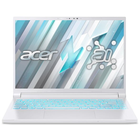 Laptop Nitro V14 AI WQXGA 14.5 inch AMD Ryzen AI 7 350 16GB 1TB SSD RTX 5050 Free Dos White