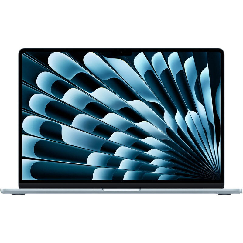 Laptop MacBook Air 15.3 inch Liquid Retina M5 10-Core 24GB 512GB SSD macOS Sky Blue