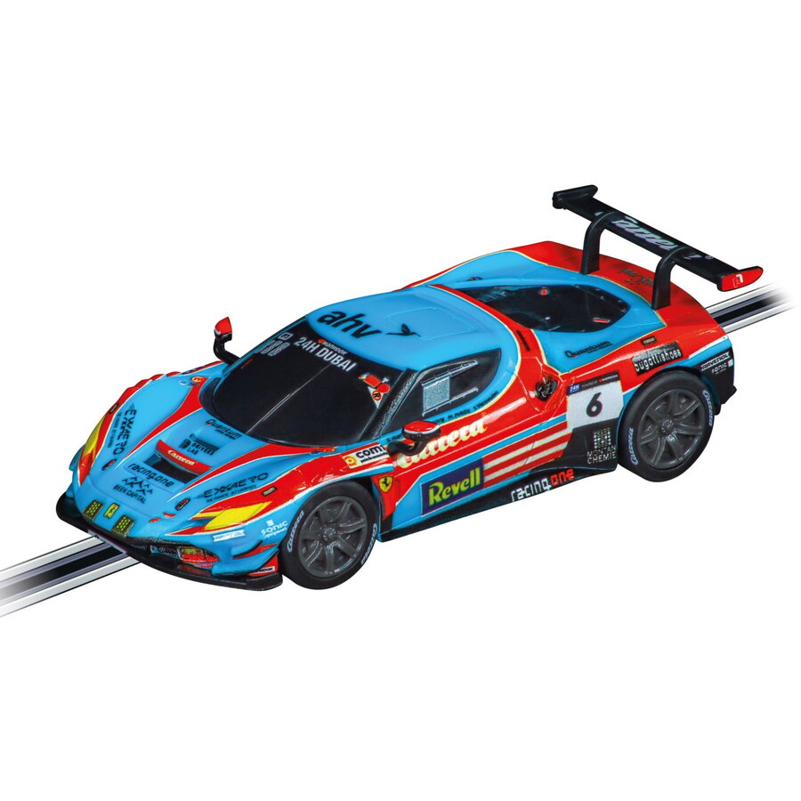 Mașinuță de Curse Carrera GO!!! Slot Car Ferrari 296 GT3 Varsta 6 Ani+ Albastru/Rosu