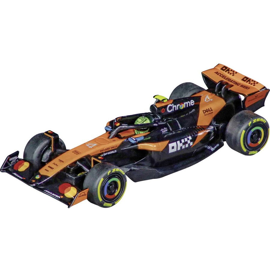 Mașinuță de Curse Carrera GO!!! Slot Car McLaren MCL39 L. Norris No.4 (2025) Varsta 6 Ani+ Multicolor