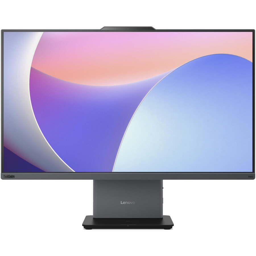 Sistem All in One ThinkCentre neo 50a G5 FHD 27inch Intel Core 5 210H 16GB 512GB SSD Windows 11 Pro Luna Grey
