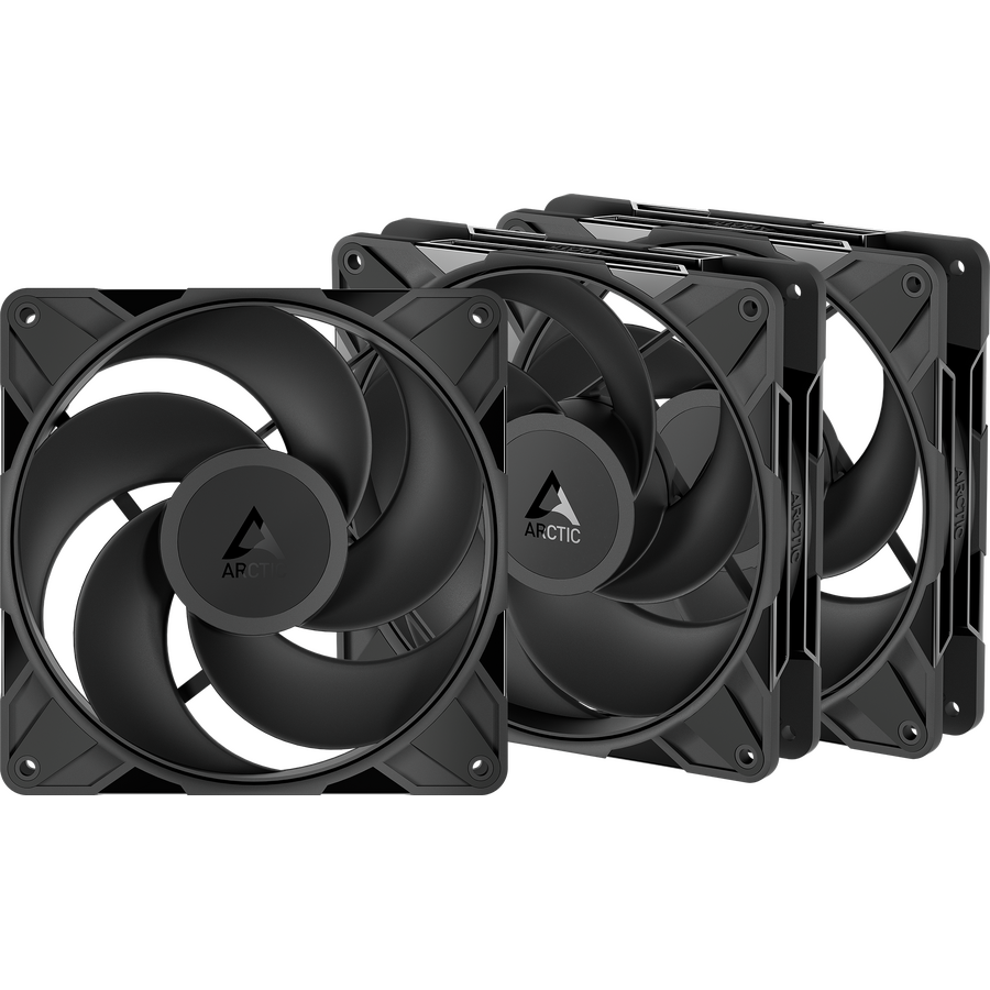 Set 3 Ventilatoare P14 Pro Reverse PWM 140MM Negru