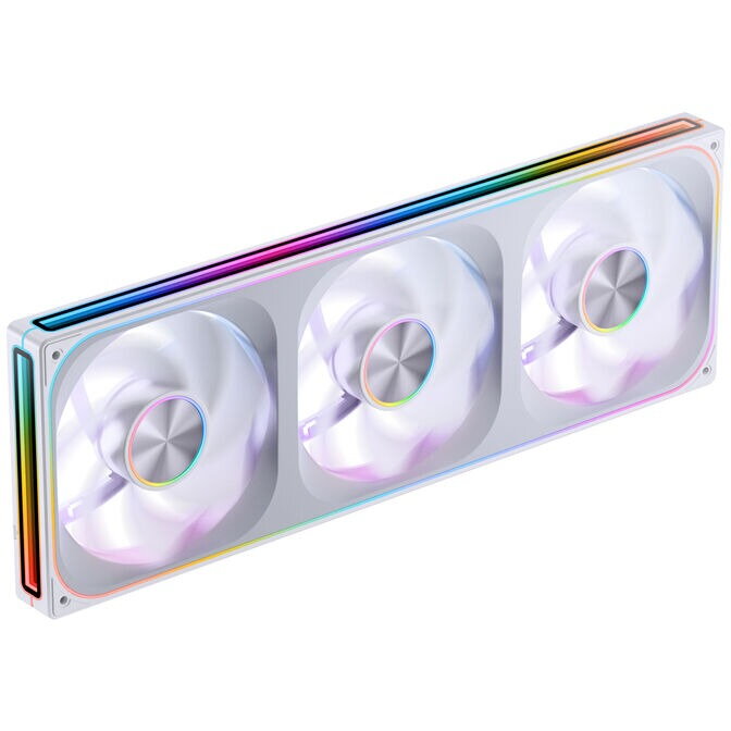 Ventilator ZA-420WR PWM Reverse ARGB  3x 140mm Alb