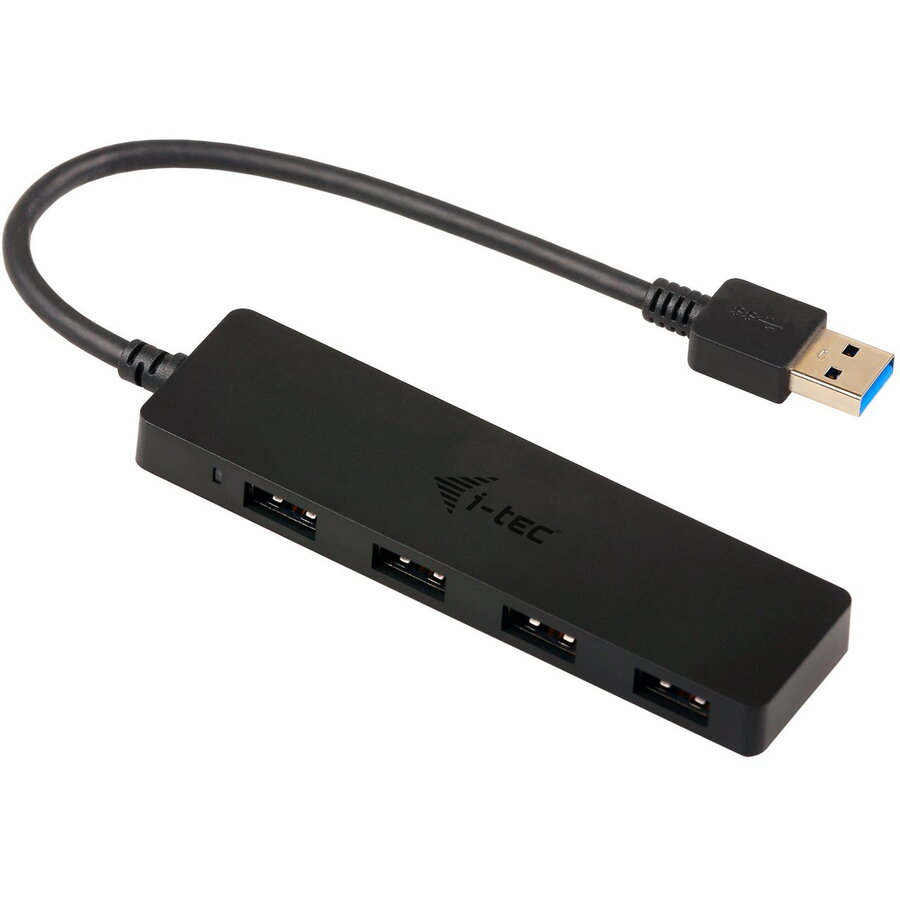 Accesoriu server USB 3.0 Slim Passive HUB 4 Port black - U3HUB404