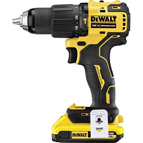 cordless hammer DCD709D2T, 18 Volt (yellow / black, T-STAK box, 2x Li-ion battery 2.0 Ah)