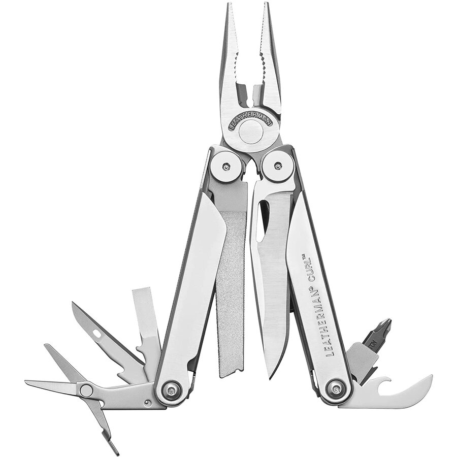 Multitool CURL (stainless steel, 15 tools)