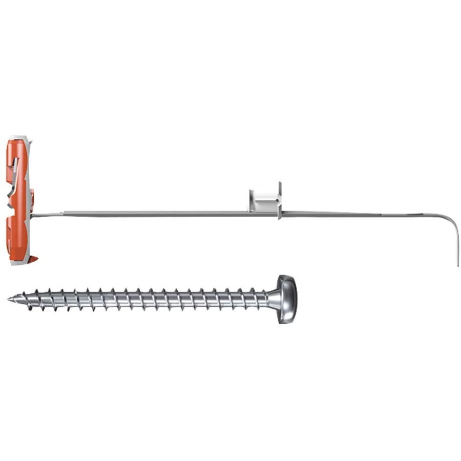 toggle anchor DUOTEC 10 S PH (light grey/red, 25 pieces, with screw)