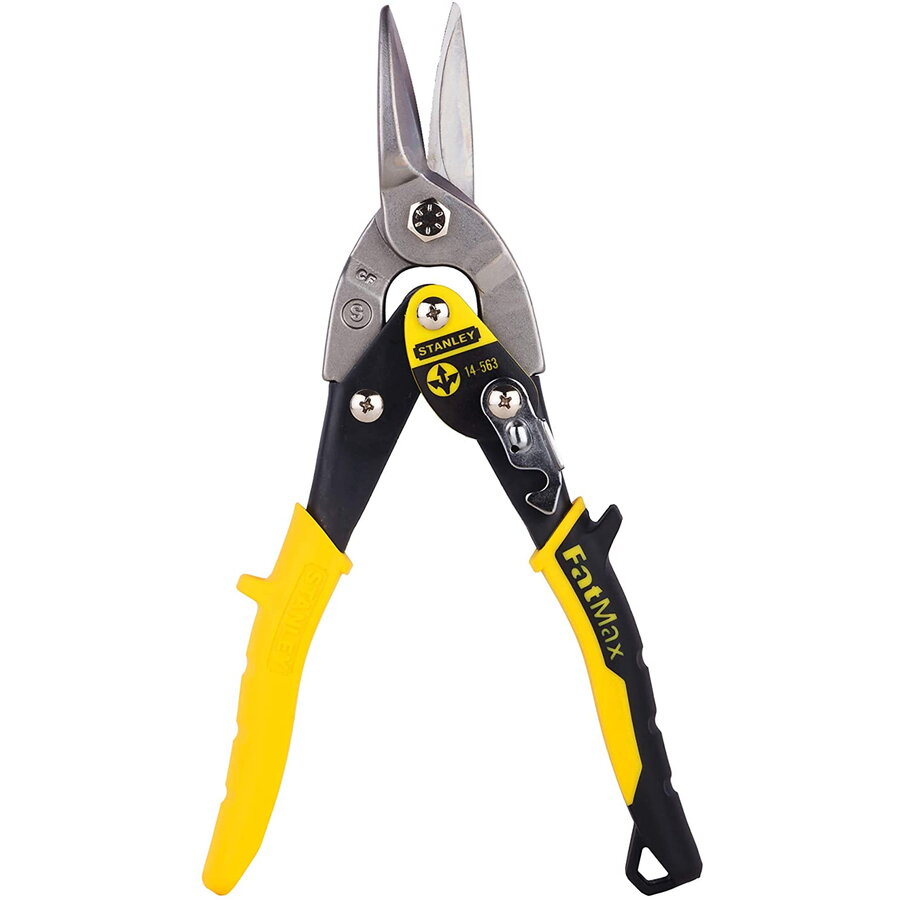tin snips FatMax straight (black/yellow, 250mm)