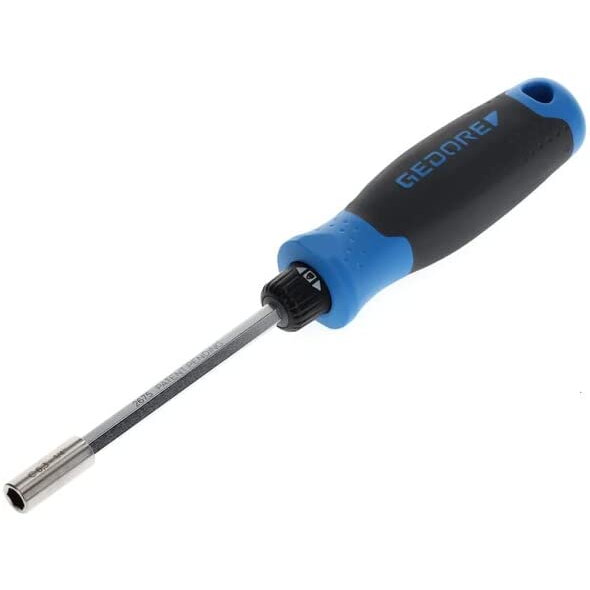Ratchet screwdriver SilentGEAR (black/blue, switching via rotating ring)