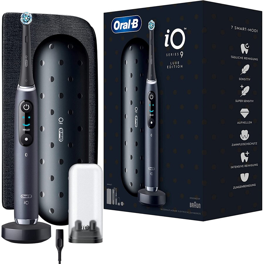 Braun iO Series 9 Luxe Edition Electric Toothbrush (black onyx)