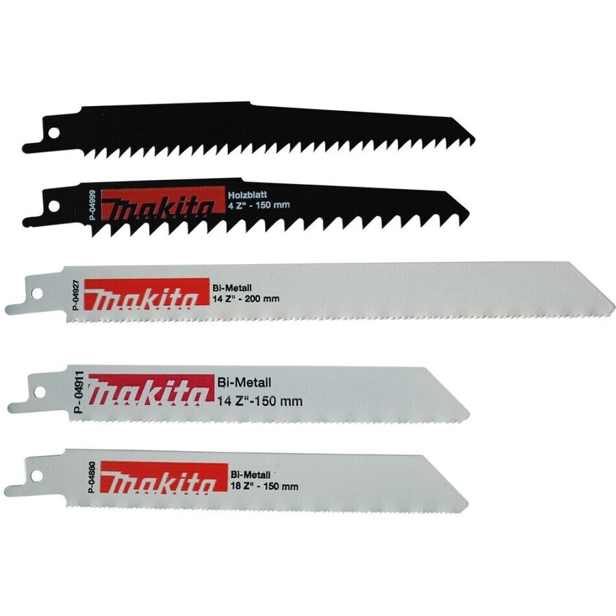 P-83967 reciprocating saw blade starter set, saw blade set (5 pieces)