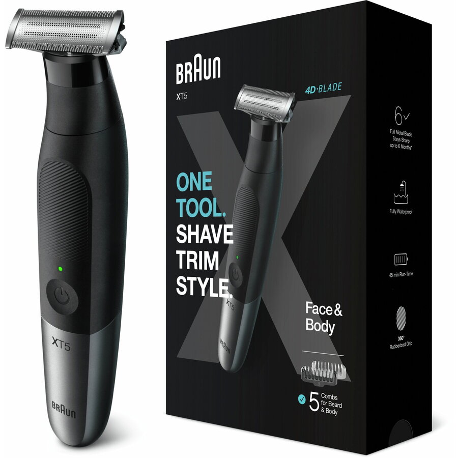 Aparat de ras Series X XT5100 Face + Body, beard trimmer (black/silver)