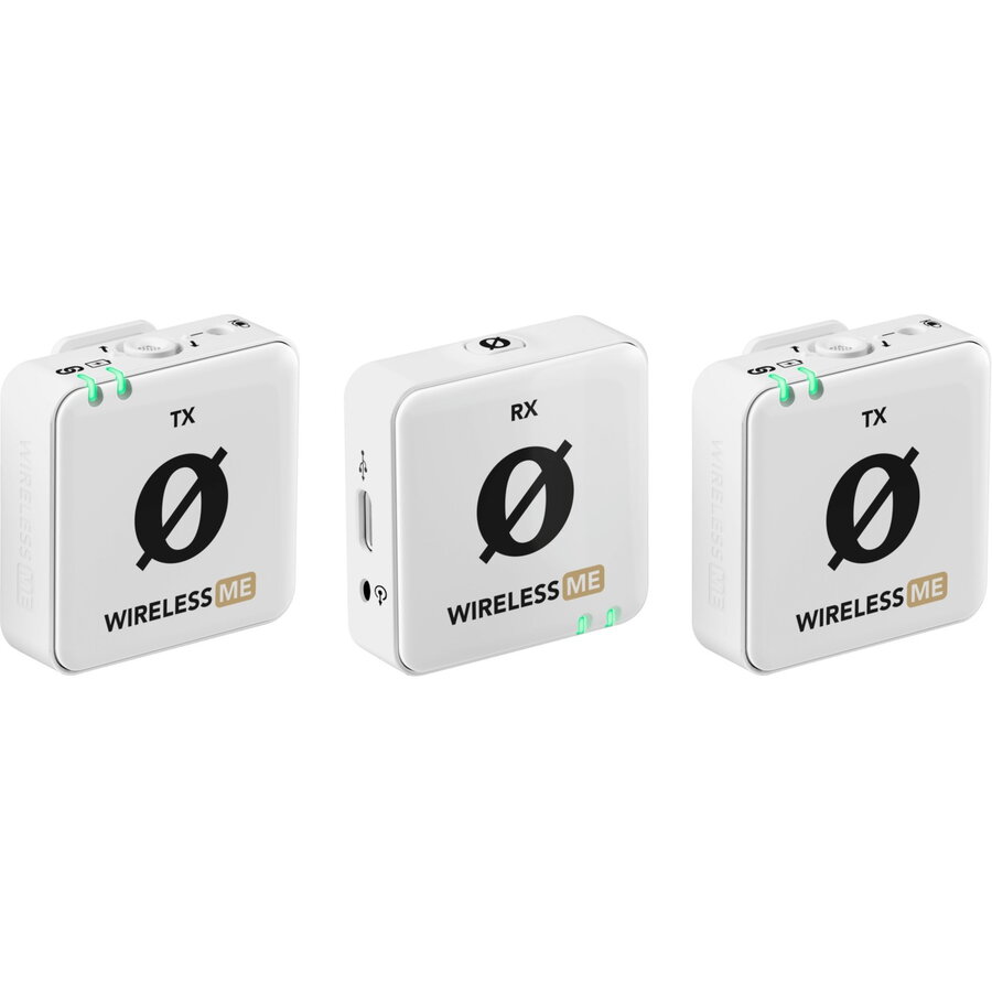 Rode Microphones Wireless ME Dual, microphone (white, USB-C, 3.5 mm jack)