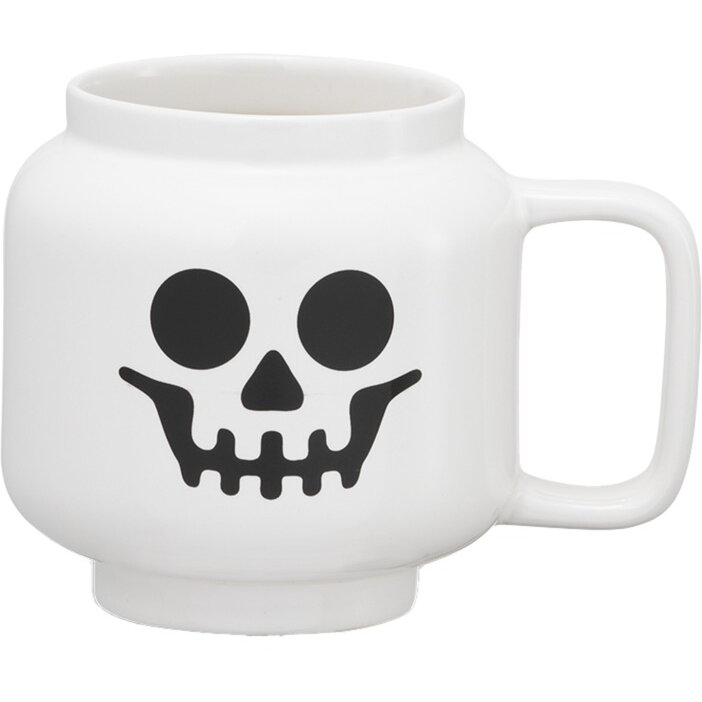 Room Copenhagen LEGO Ceramic Mug White Skeleton, Small (Grey-Green)