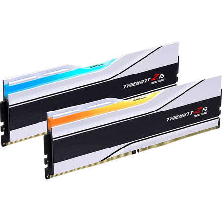 Memorie DDR5 - 32GB - 6000 - CL - 26 (2x 16 GB) dual kit (white, F5-6000J2636H16GX2-TZ5NRW, Trident Z5 NEO RGB, AMD EXPO)