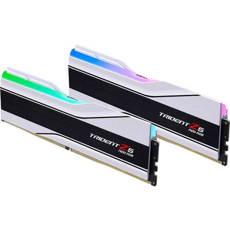 Memorie DDR5 - 32GB - 6000 - CL - 26 (2x 16 GB) dual kit (white, F5-6000J2636H16GX2-TZ5NRW, Trident Z5 NEO RGB, AMD EXPO)